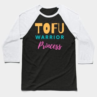Tofu Warrior Princess Baseball T-Shirt
